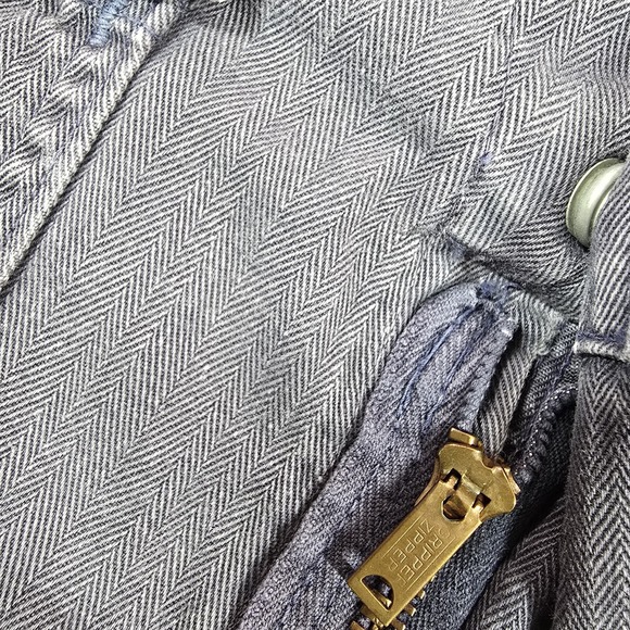 Vintage Penneys Big Mac Coveralls Mens 40L Gray Sanforized Herringbone Twill 50s - Picture 8 of 16